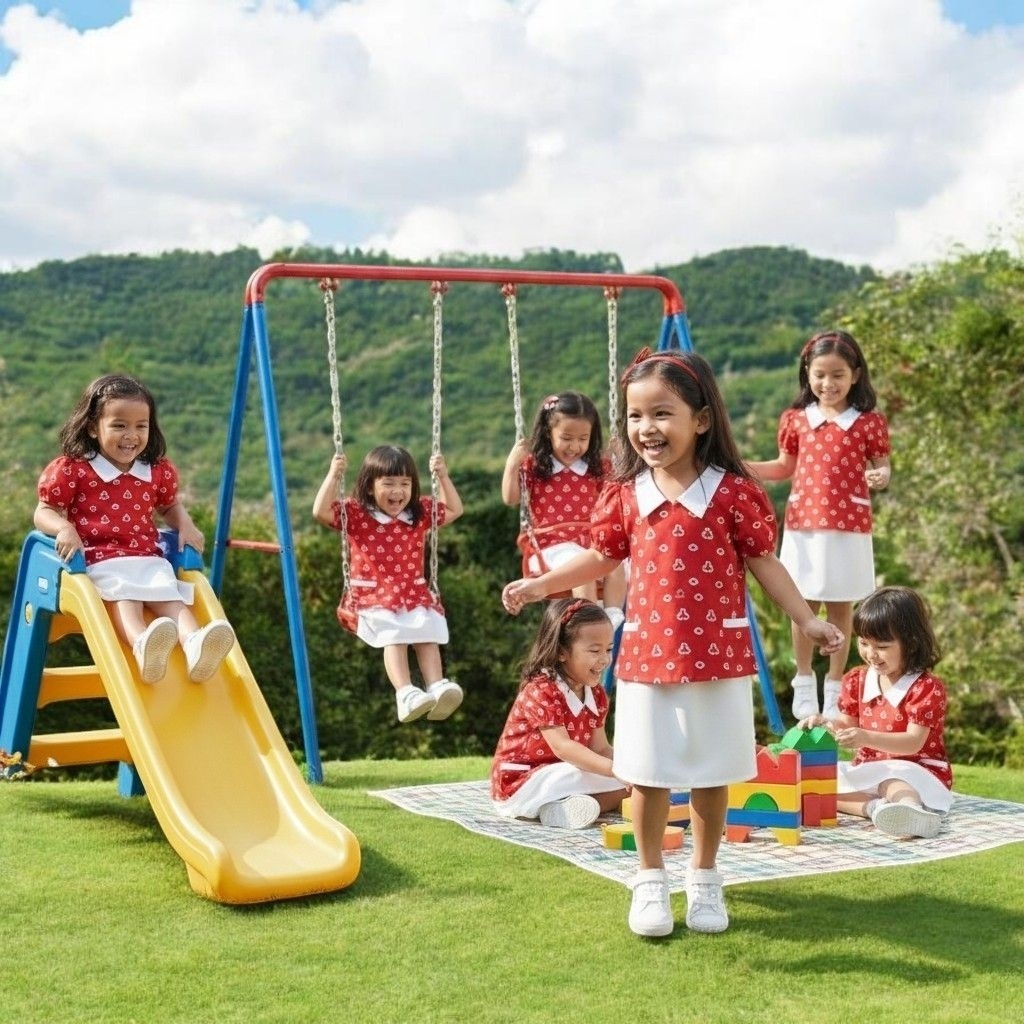 atasan batik anak perempuan motif jumputan.blus batik anak perempuan.batik anak perempuan batik anak