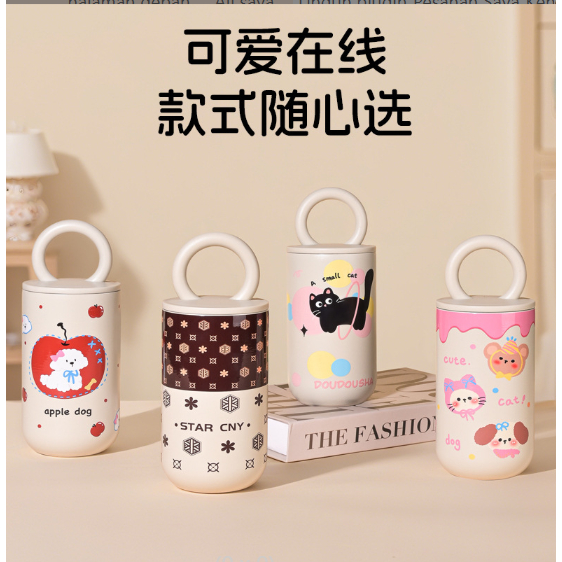 Tumblr Lucu kapasitas 500 ml model tutup putar