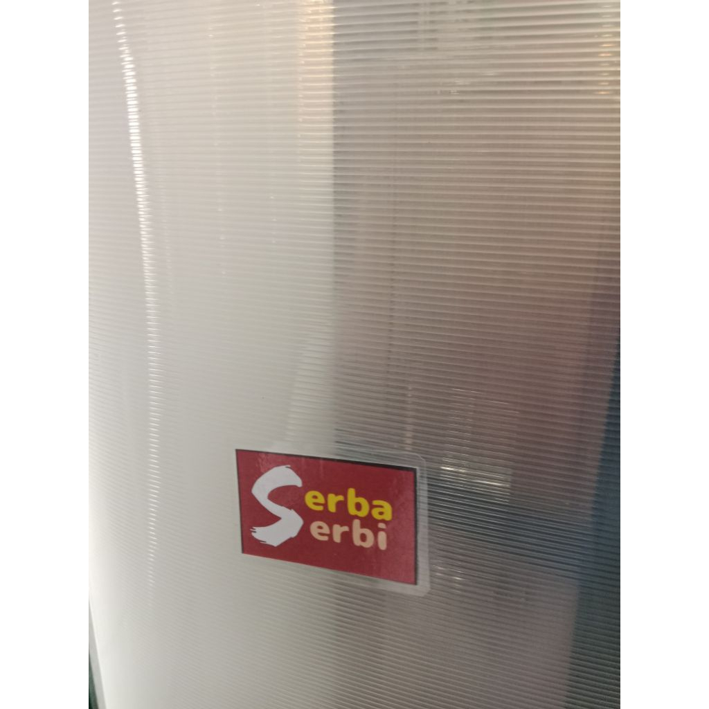 (/METER LEBAR 1.2MTR FIBER PAGAR) Plastik penutup atap dekorasi