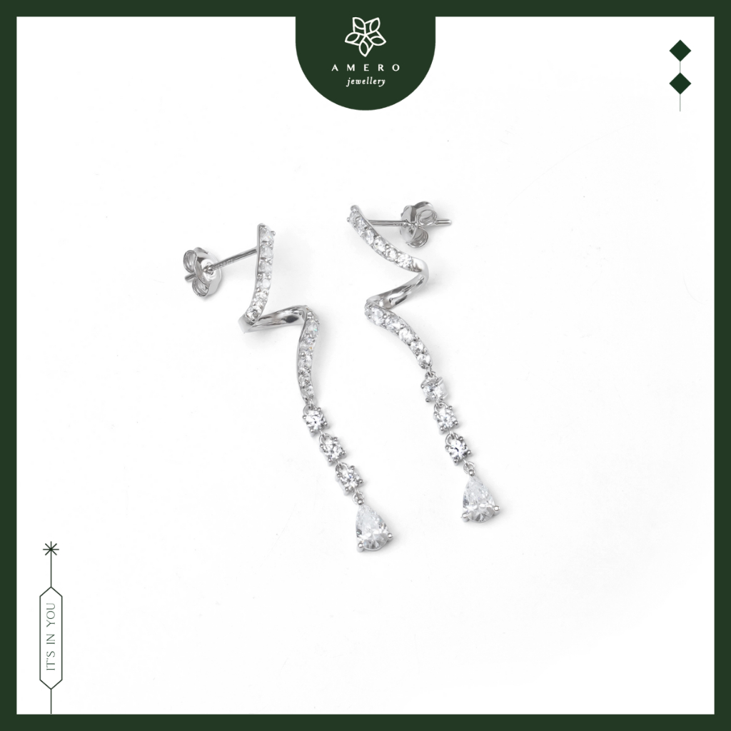 Anting Emas 17K Diamora DR-61 Amero Jewellery