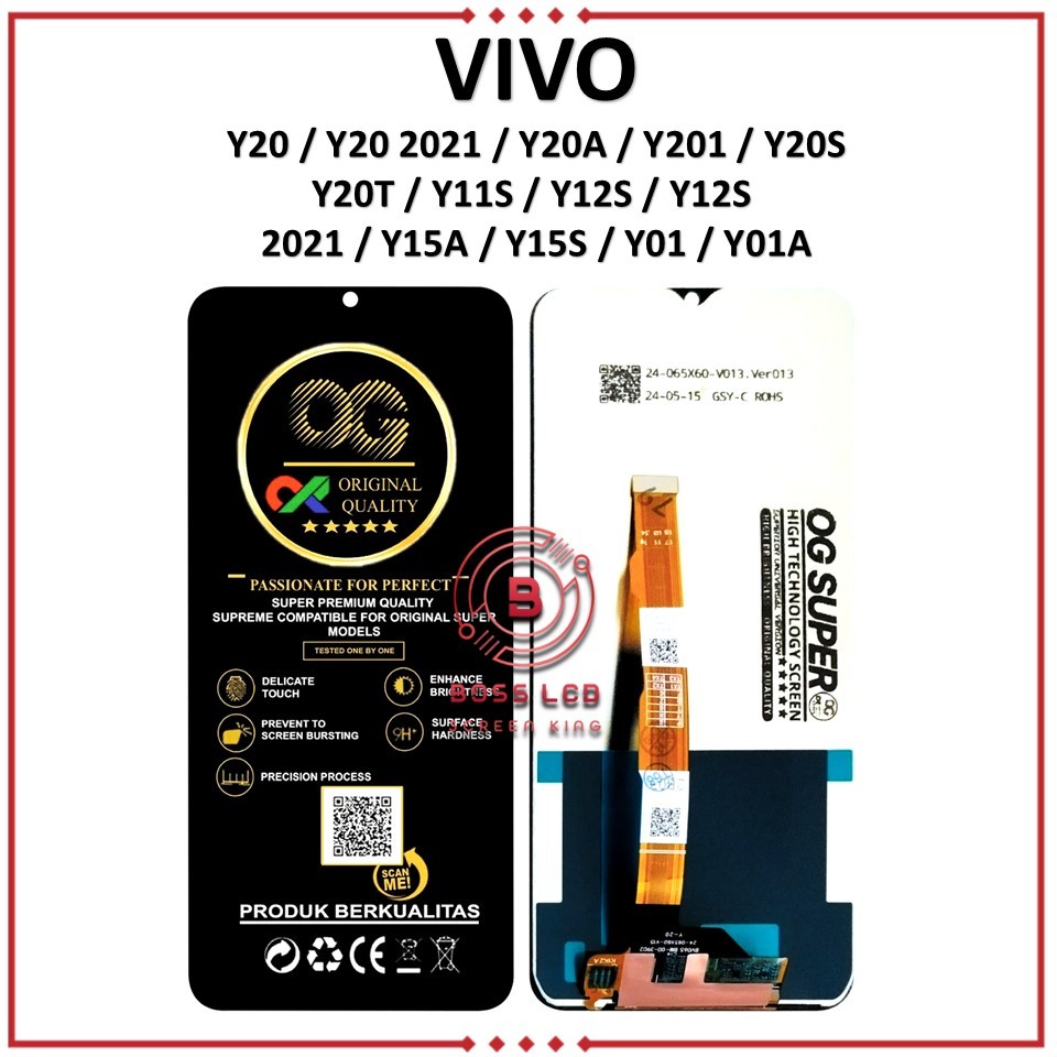 LCD TOUCHSCREEN VIVO Y20 V2027 - Y20S V2029 - Y12S V2026 - VIVO Y15S - LCD VIVO Y20 - LCD VIVO Y20S 
