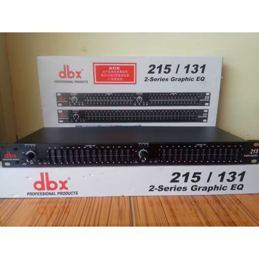 EQUALIZER DBX 215 EQUALISER DBX ORIGINAL 2 series graphic equalizer