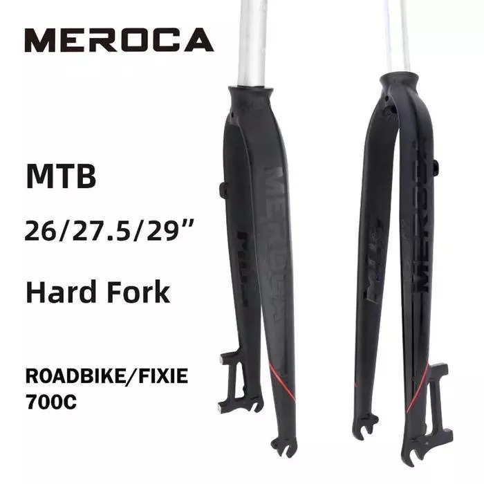 Meroca M05 Fork Rigid Disc Brake Sepeda MTB 26 27.5 29 inch Roadbike 700c Alloy