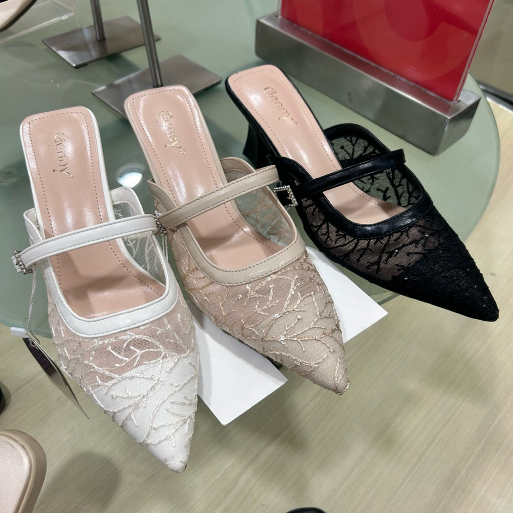 selop/bustong pesta wanita heels 7cm GENNY original