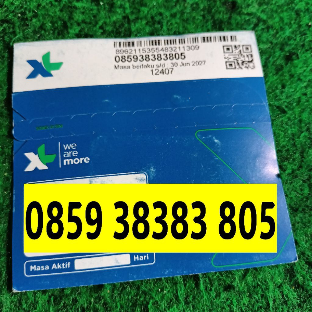 Kartu Perdana Nomor Cantik XL BOS 805