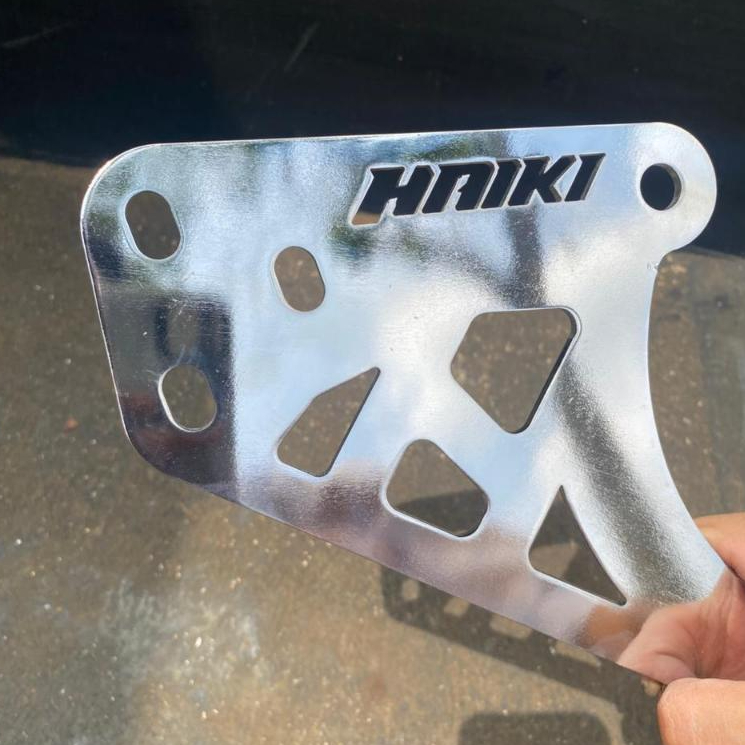 Breket dudukan Knalpot standar racing Mio sporty/smile HAIKI RACE Original