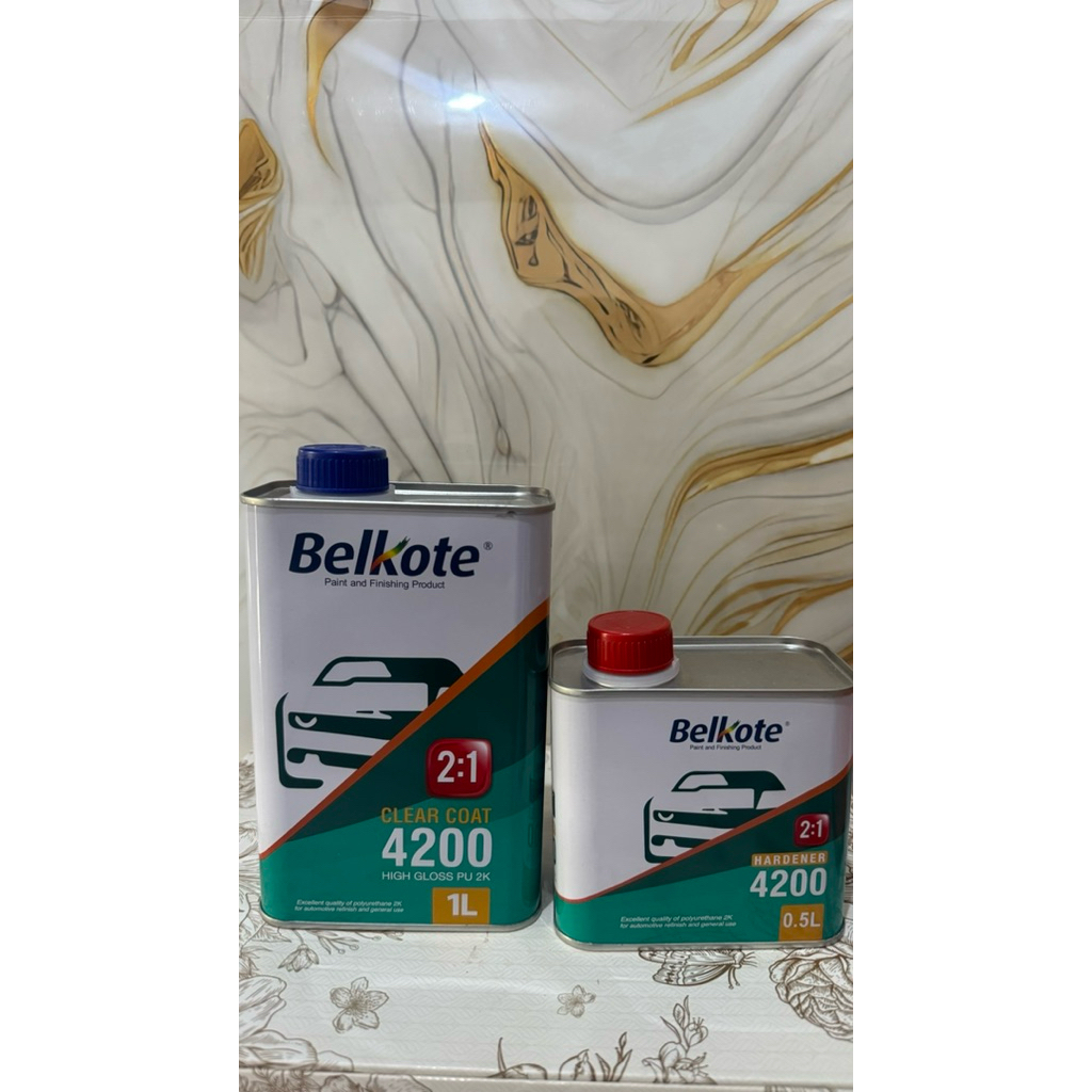 BELKOTE CLEAR COAT 4200 HIGH GLOSS PU 2K / CLEAR COAT BELKOTE