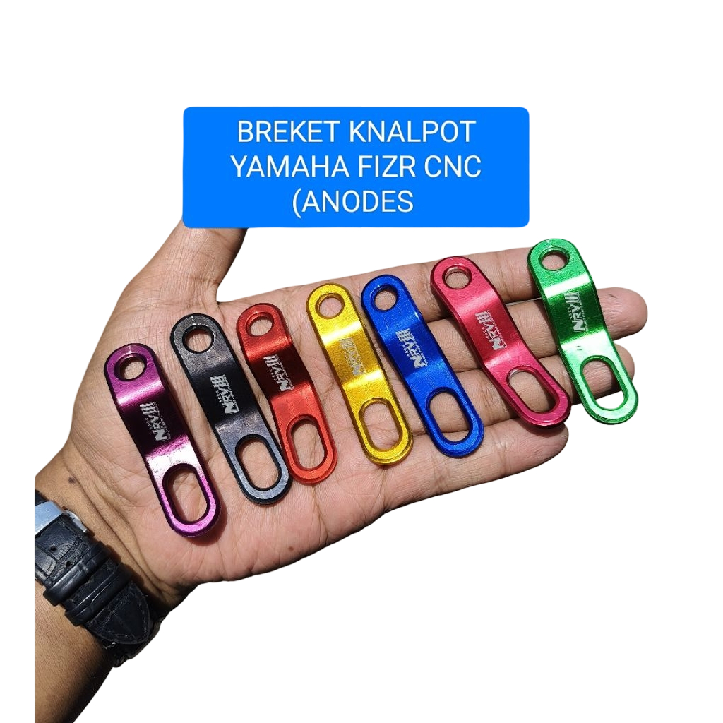 BRACKET KNALPOT AHM VND APIDO YAMAHA FIZR FIZ FORCE 1 c