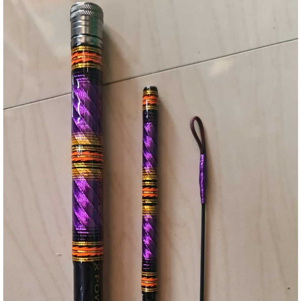 Joran tegek galatama axella quatro kaku ringan custom lilitan ujung cocok untuk mancing nila gurami 