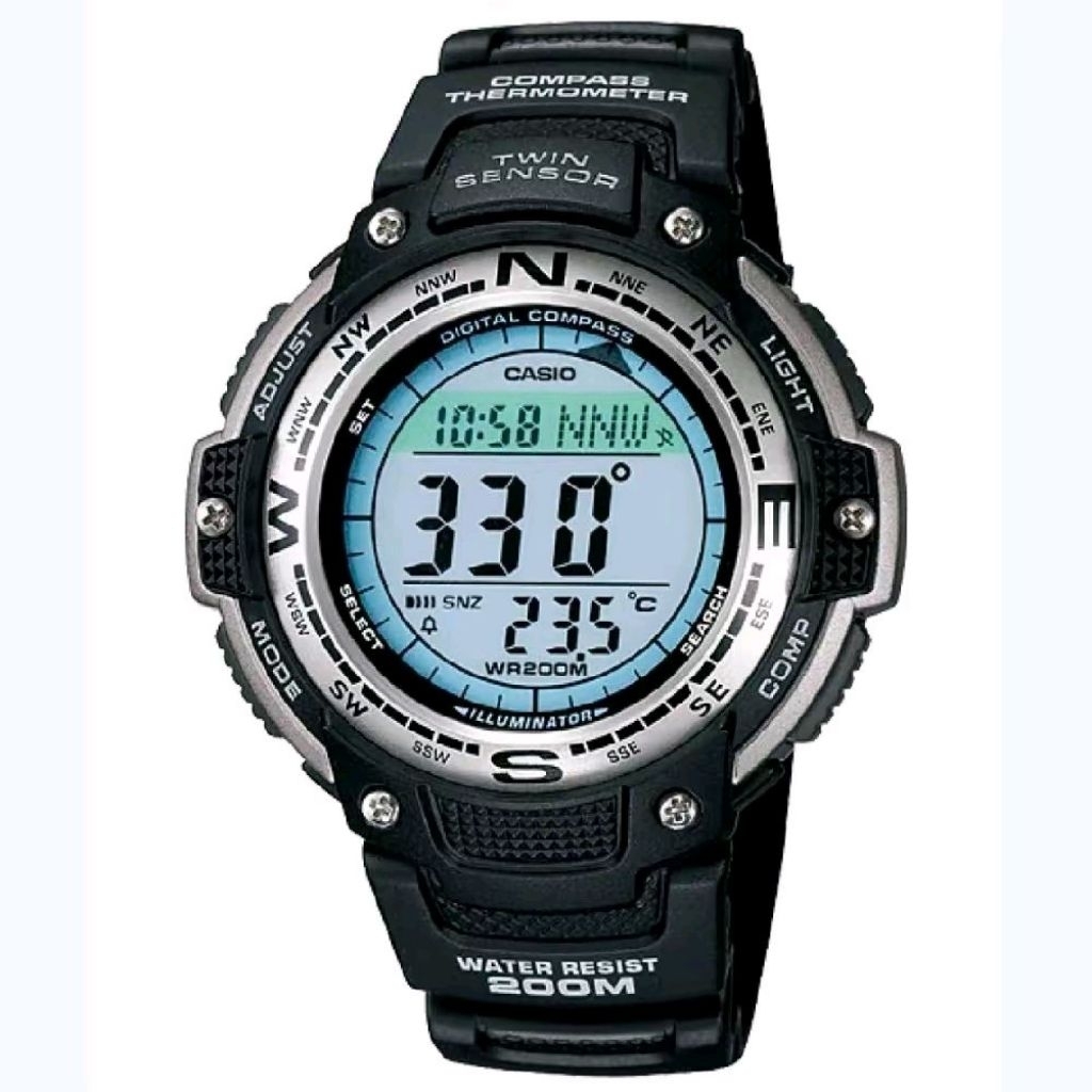 SGW 100 1V Casio Jam Tangan Digital Pria Black