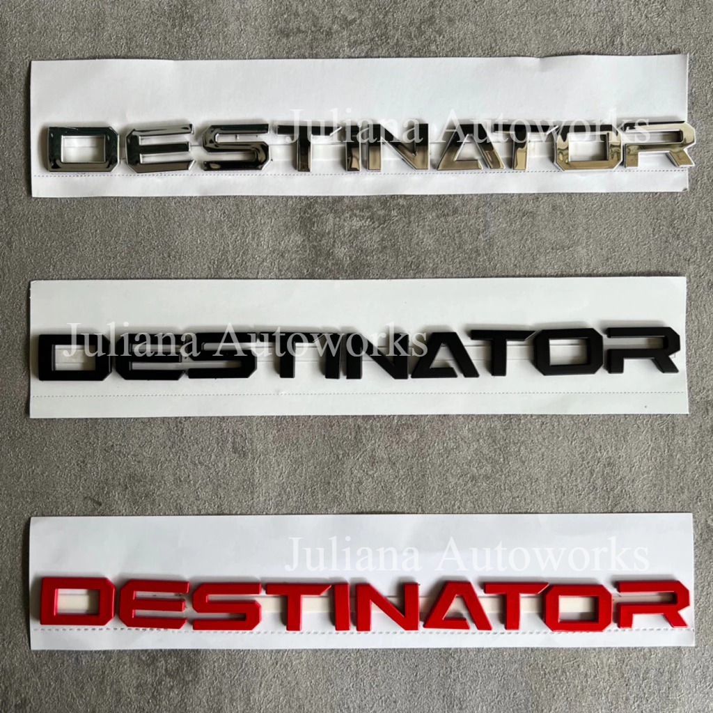 Emblem Kap Mesin Destinator Engine Hood Mobil Mitsubishi Destinator 2025 UP