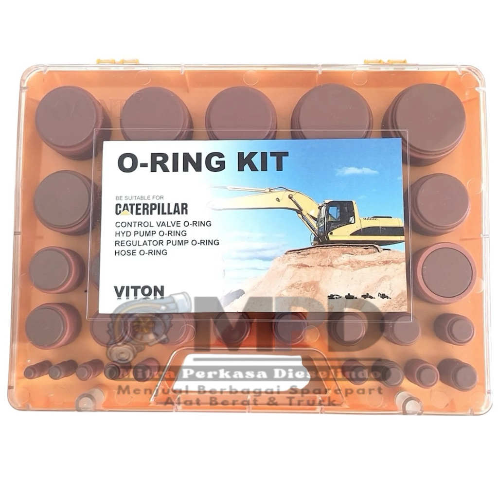 Oring Seal Kit Box CAT320C CAT320B 320C 320B Alat Berat O-Ring Sealkit Box Set Viton