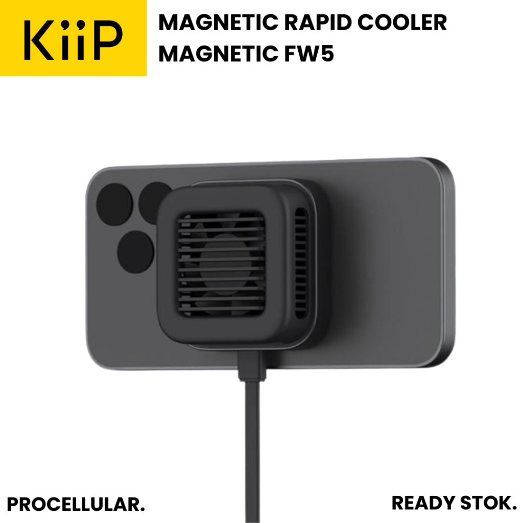 KiiP FW5 Magnetic Wireless Charging Magnet Cooler HP Fan Radiator Cooling