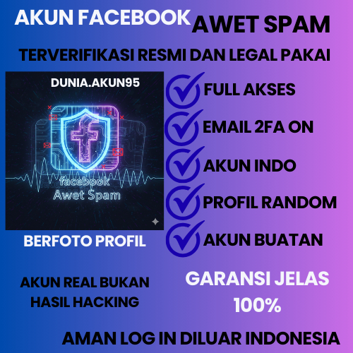 AKUN FB FACEBOOK 2FA AWET UNTUK SPAM