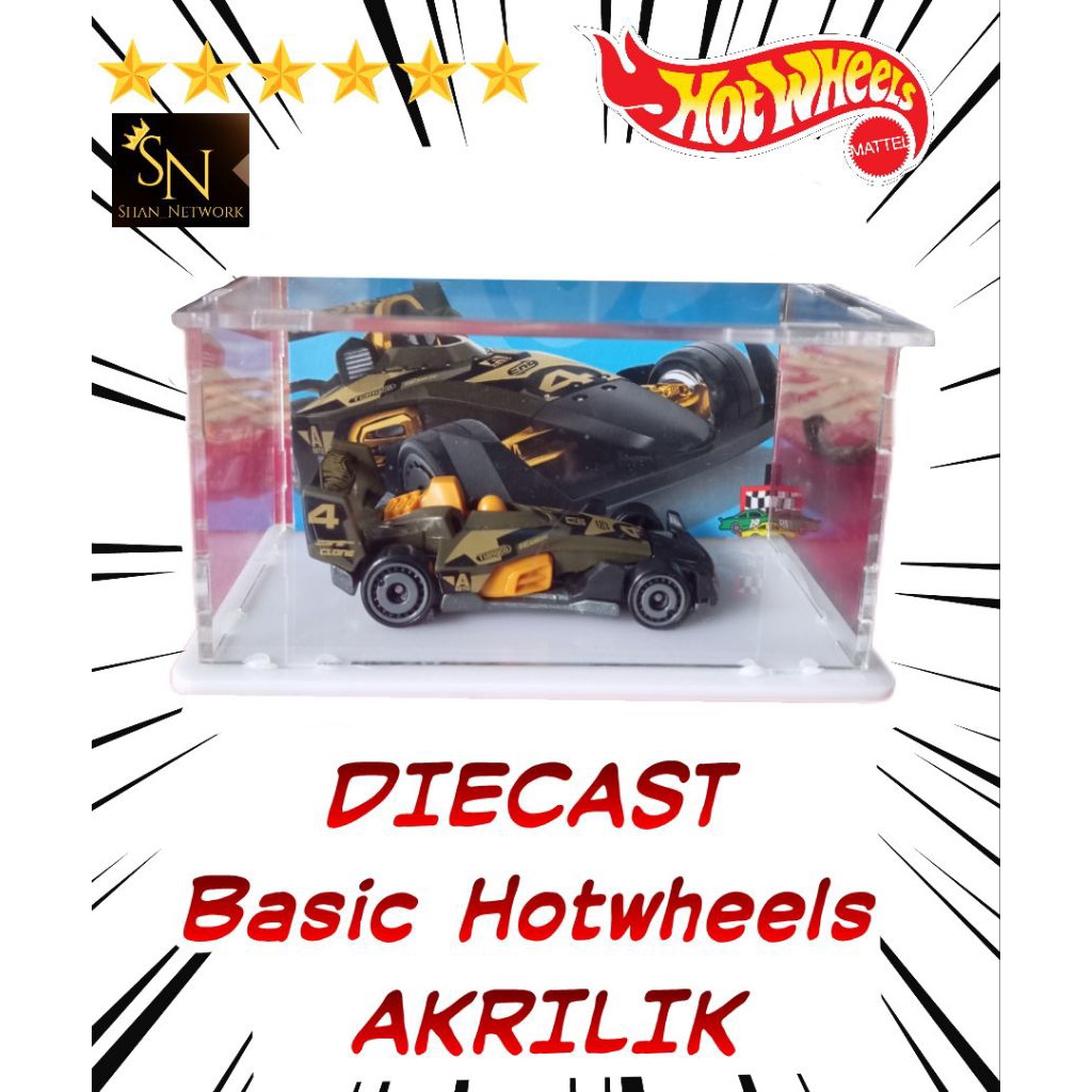 Hotwheels Formula E Basic + Dicast Akrilik