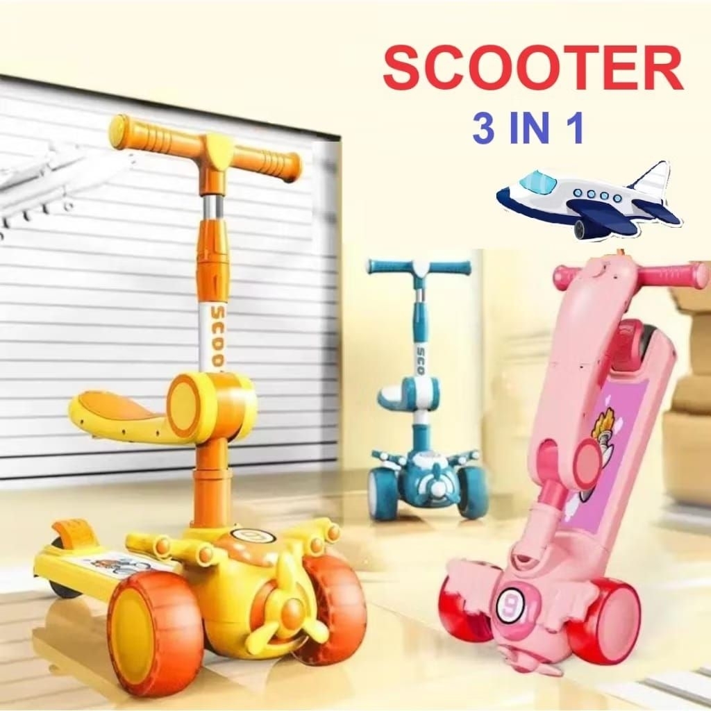 SKUTER DUDUK PESAWAT-SKUTER ANAK
