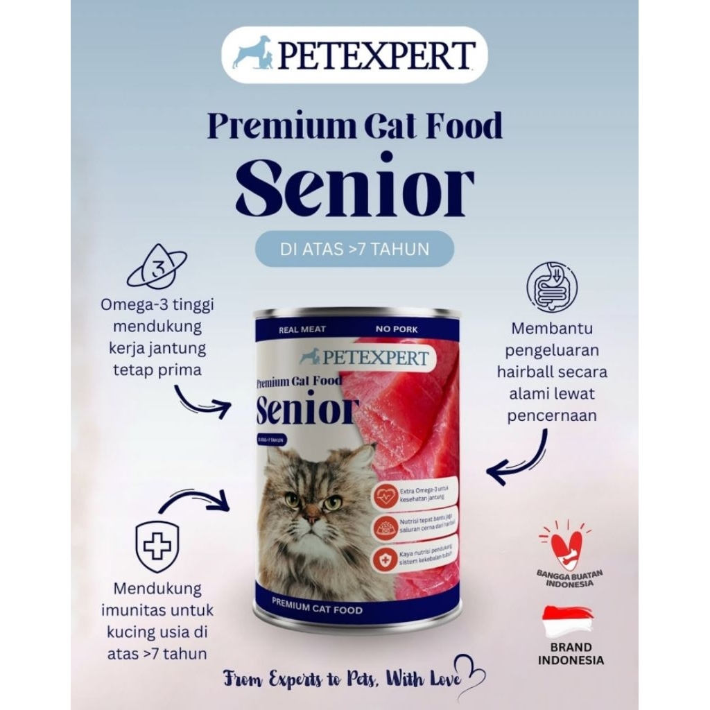 PETEXPERT PREMIUM CAT FOOD SENIOR (400gr)