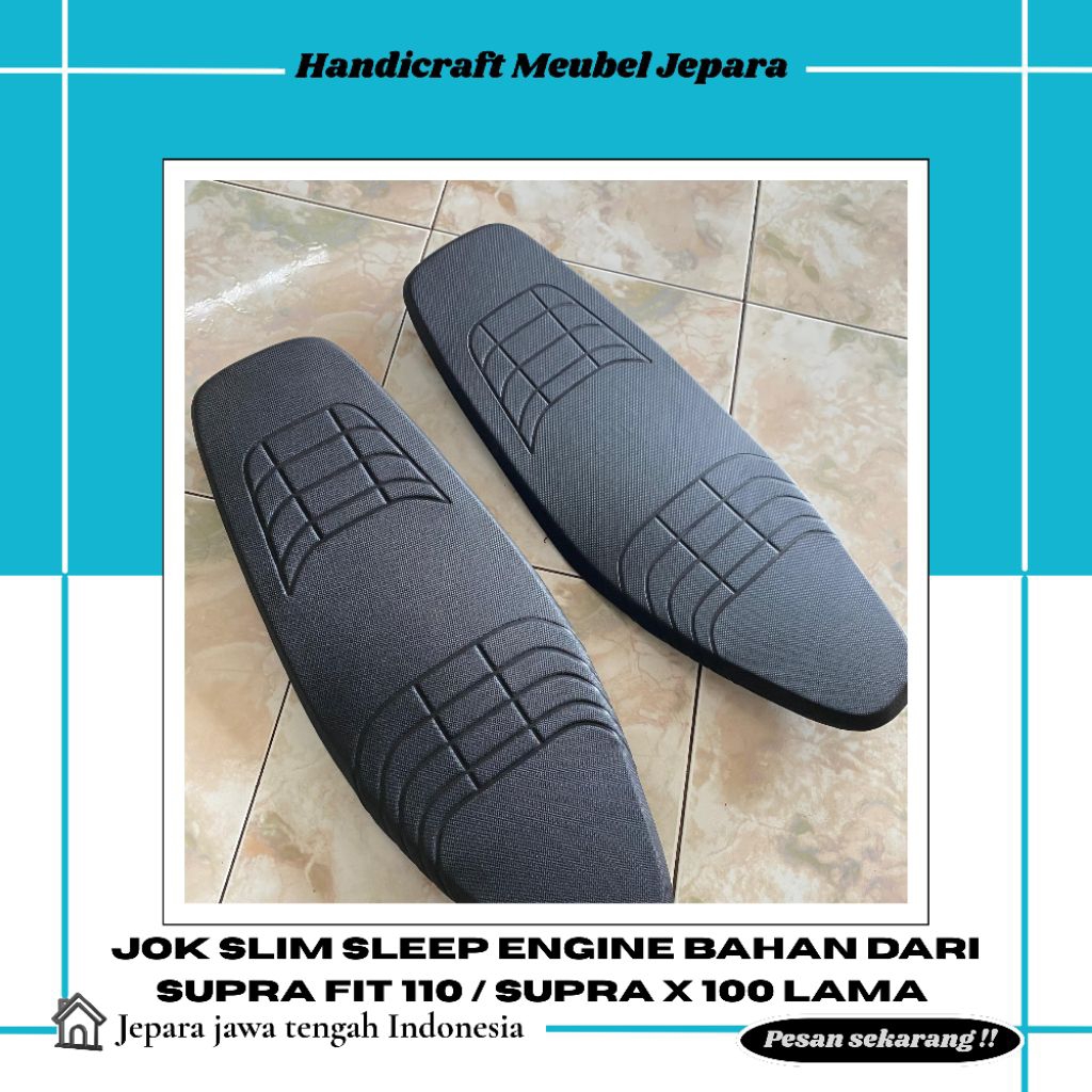 jok slim sleep engine tipis bahan pakek supra fit / supra x 100 lama