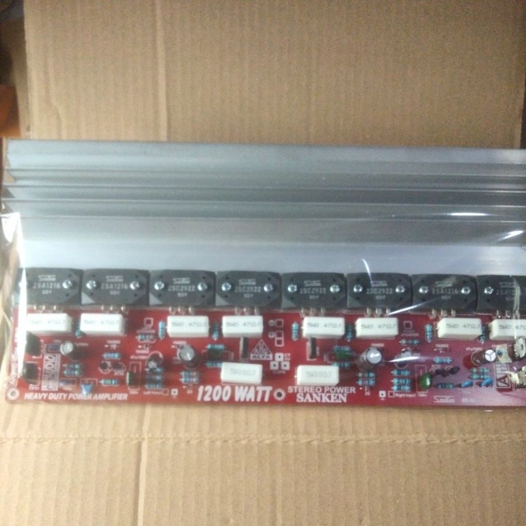 KIT BOXER POWER 1200W 1200 WATT SANKEN SUPER STEREO