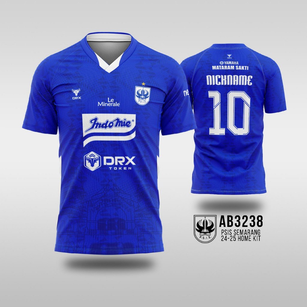 Kaos Jersey Sepak Bola PSIS Semarang Home Away 3RD Kit Fullprint