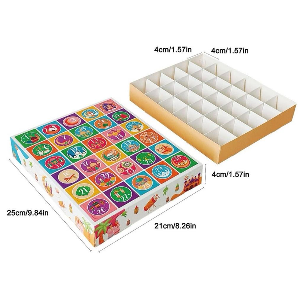 (4pcs) Kotak Eid Mubarak K3314 dus Idul Fitri| box Lebaran| Cookies| Nastar