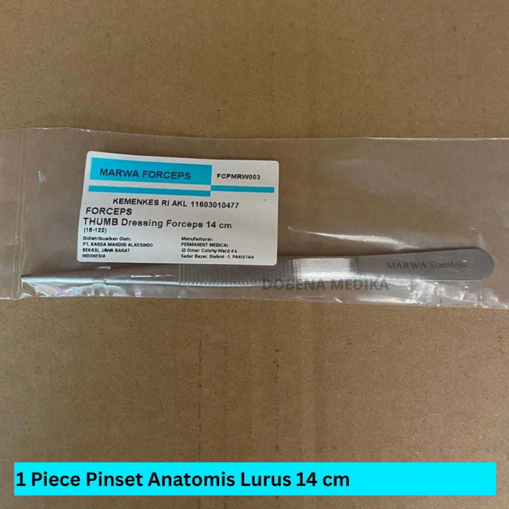 Pinset Anatomi 14 cm / Pincet Medis Anatomis 14cm