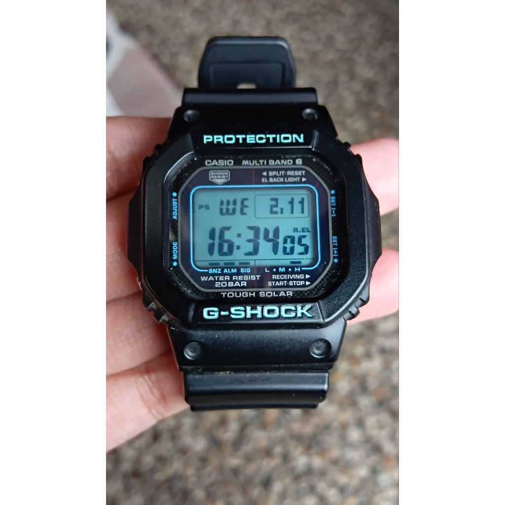 Casio G-Shock GW-M5610BA Tough Solar Second/Bekas/Preloved