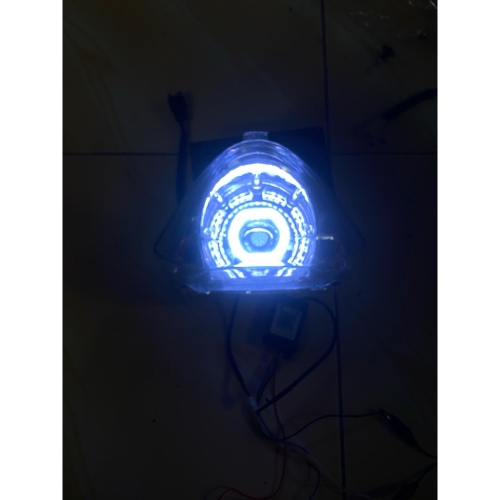 CUSTOM LAMPU STOP RGB JUPITER MX 135 LAMA MX OLD PLUS ALIS RUNING