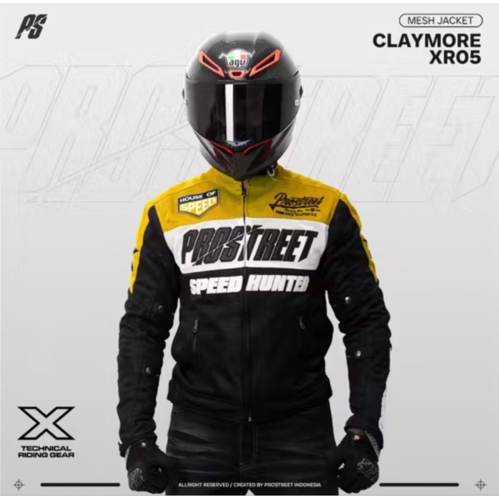 Jaket Motor Mesh Prostreet Claymore XR05 - Size L
