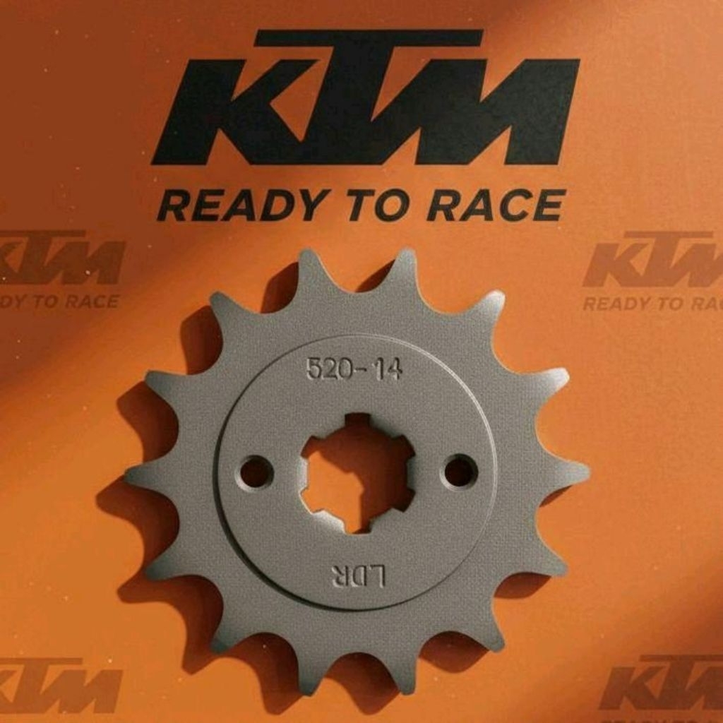 GEAR DEPAN 14T KTM DUKE RC ADV 200 250 390 SPROCKET DRIVEN ORIGINAL KTM