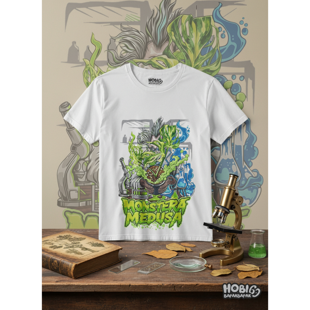 T-Shirt Kaos Plants/Tanaman AROID Design Premium - MEDUSA