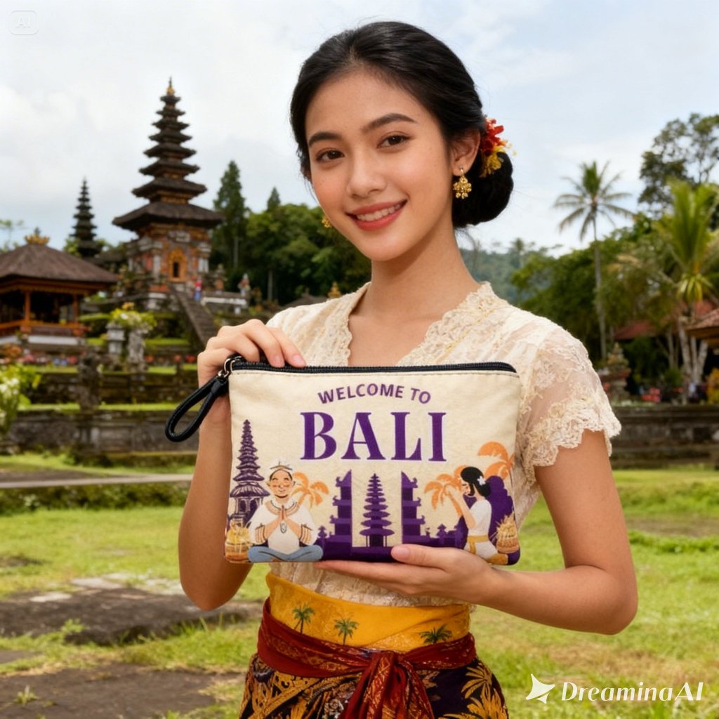 [SIAP KIRIM] Dompet Kecil Wanita Hari Nyepi Bali | Dompet Tipis Wanita Murahh Lucu Oleh Oleh Bali