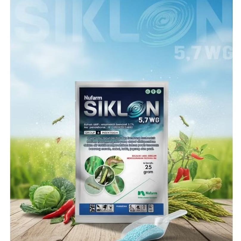 Insektisida SIKLON 5,7 WG 25 Gram Nufarm