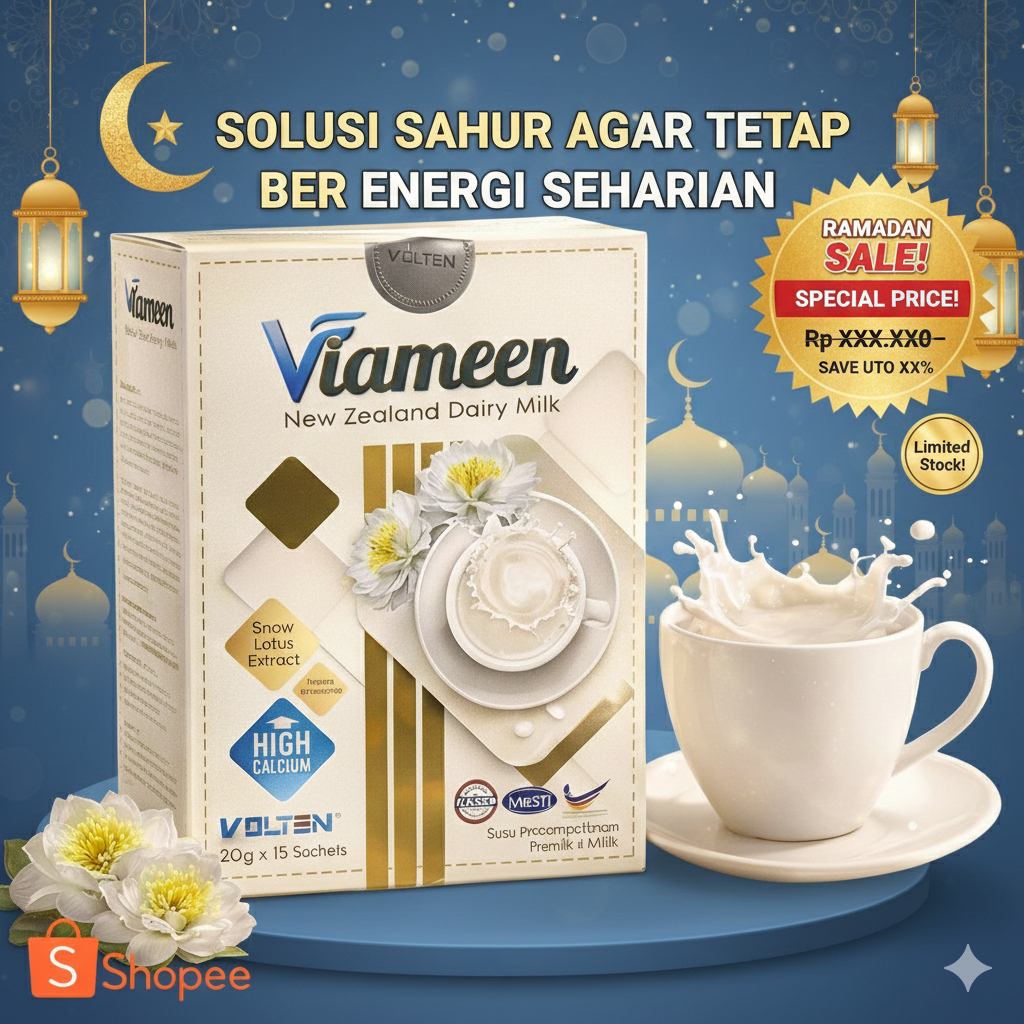 Susu VTAMEEN VOLTEN Original New Zealand - Susu Kalsium Tulang Sendi & Diet Sehat - Nutrisi Jahe Hit