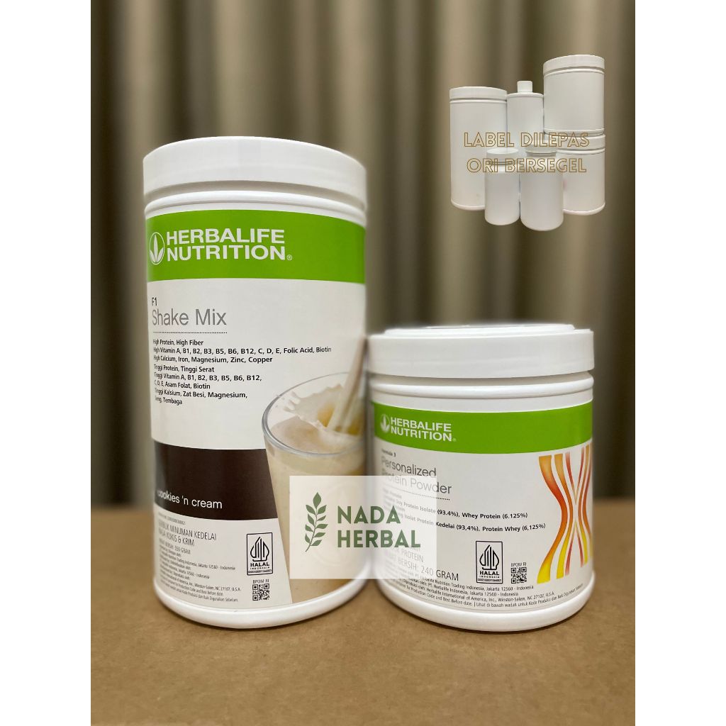 [Asuransi][LEPAS LABEL] Paket HBL Protein Herbalife Diet