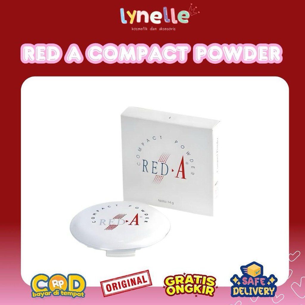 RED A VIVA COSMETIC TWO WAY CAKE BEDAK PADAT KOSMETIK WAJAH