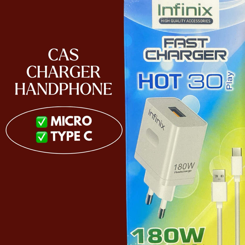 TRAVEL CHARGER / CAS HP 180W ADAPTOR SET KABEL INFINIX