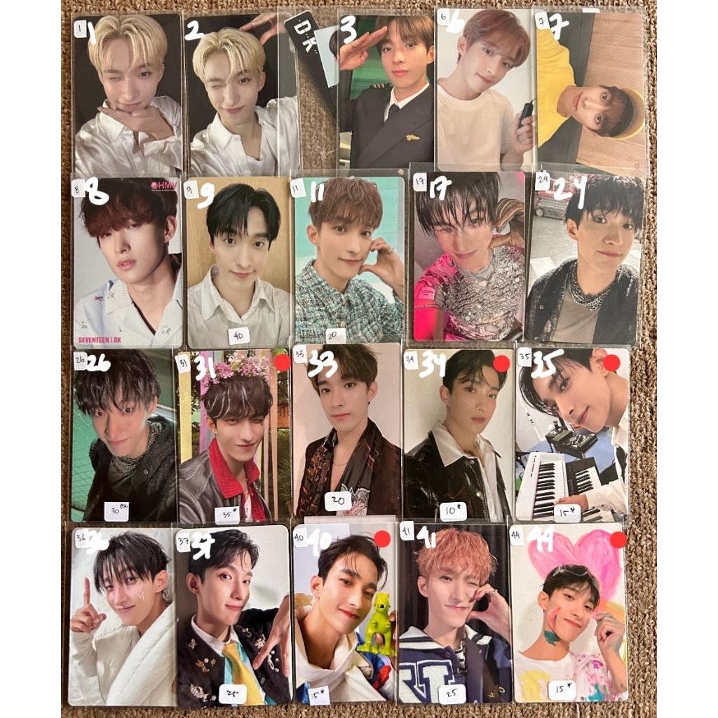 SEVENTEEN DK DOKYEOM STF FTS HITORIJANAI BSS STAMP RALLY HAPPY BURSTDAY POB ALBUM PHOTOCARD PC OFFIC