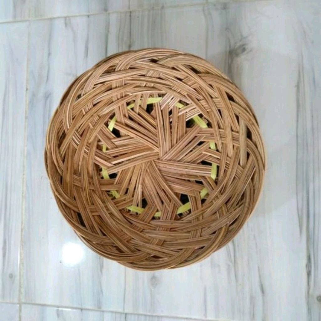 Piring lidi anyam 25 cm / Piring lidi murah / Piring anyaman / PIRING ROTAN / piring bambu