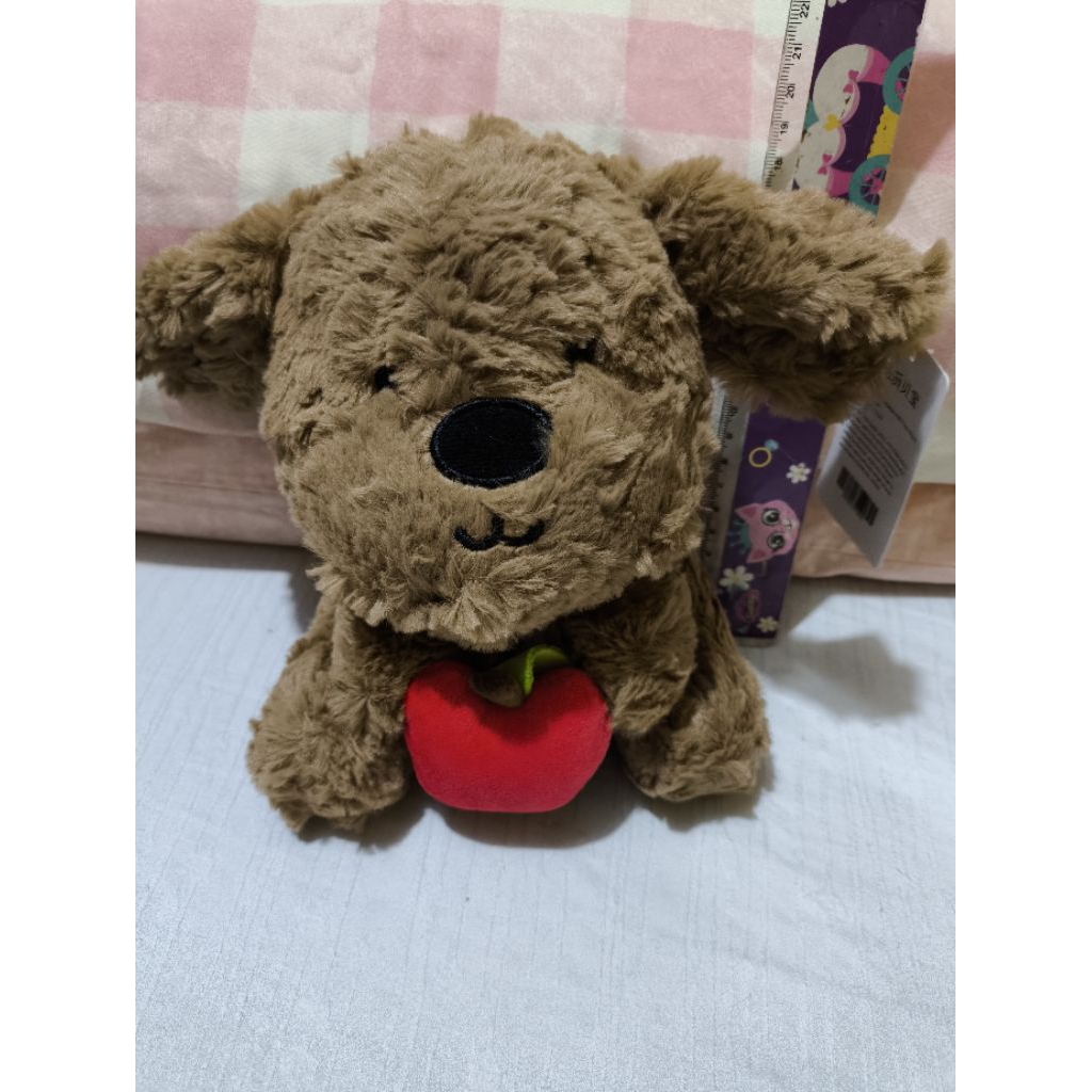 boneka apple doggy brown. boneka doggy coklat