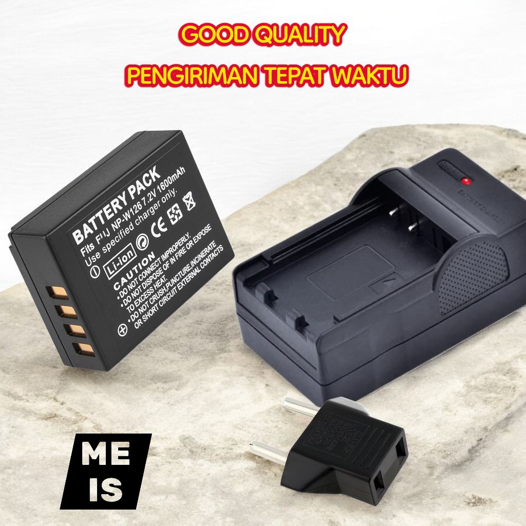 Baterai & Charger Fujifilm XE1 XE2 XE2S XE3 XE4 XE5 XH1 - X-E1 X-E2 X-E2s X-E3 X-E4 X-E5 X-H1 - Batr