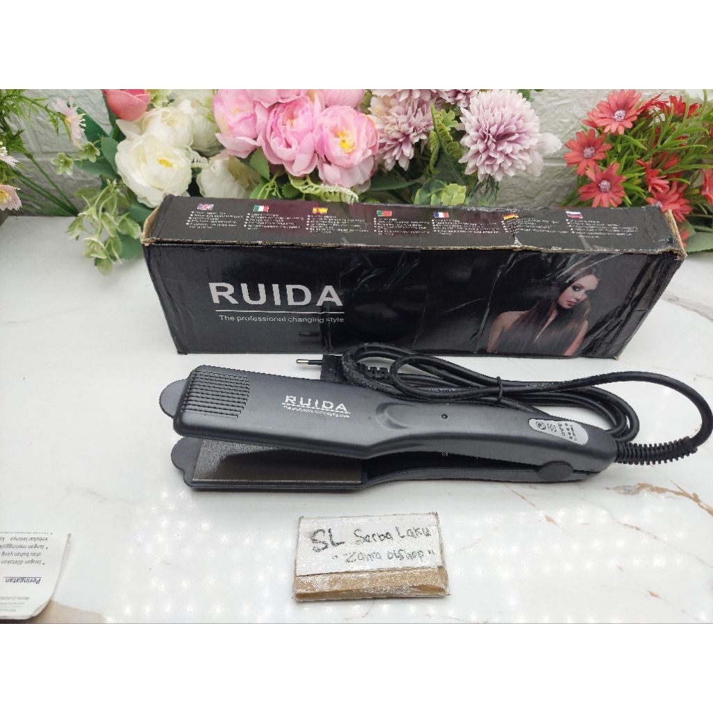 catok rambut ruida catokan rambut  plat lebar