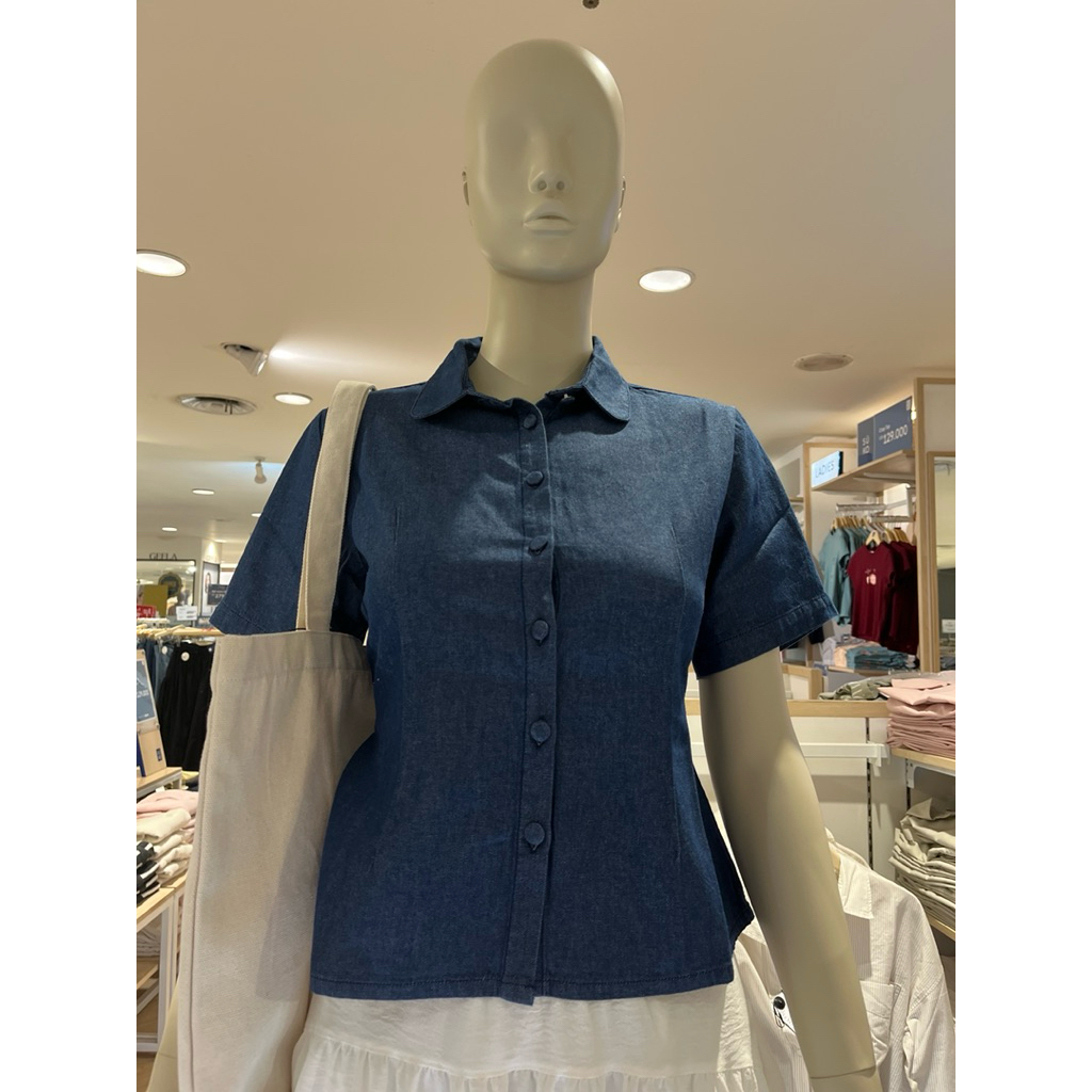 KEMEJA WANITA POLOS CROP TEE BY SUKO MATAHARI STORE