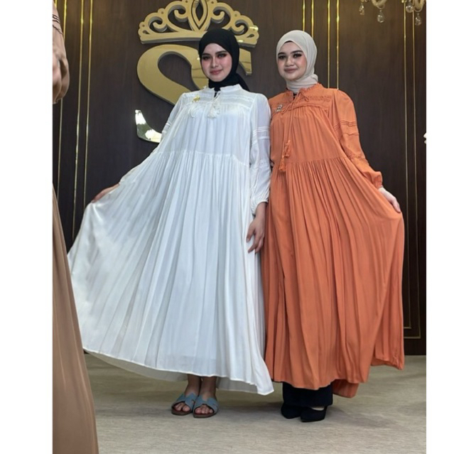 SS580 dress gamis bohemian SS ori by SHELLASAUKIA