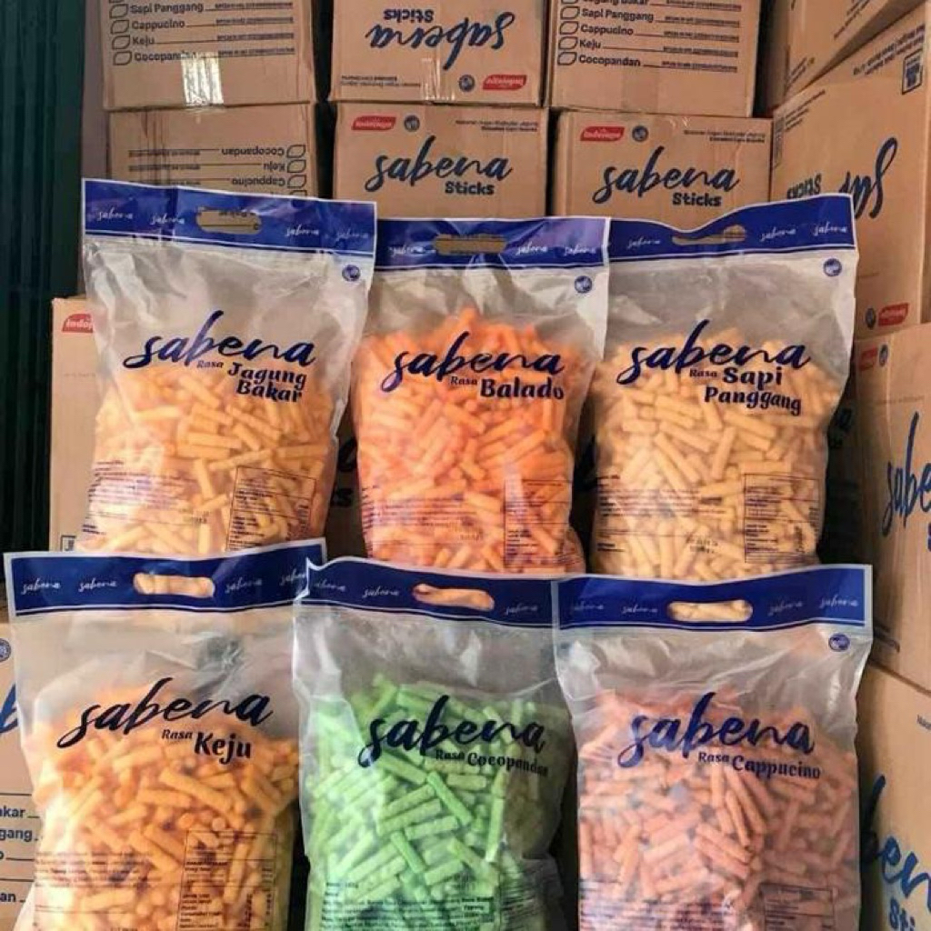 Sabena Stik  1 DUS ISI 5pcs - Camilan Renyah dengan Rasa Gurih & Renyah