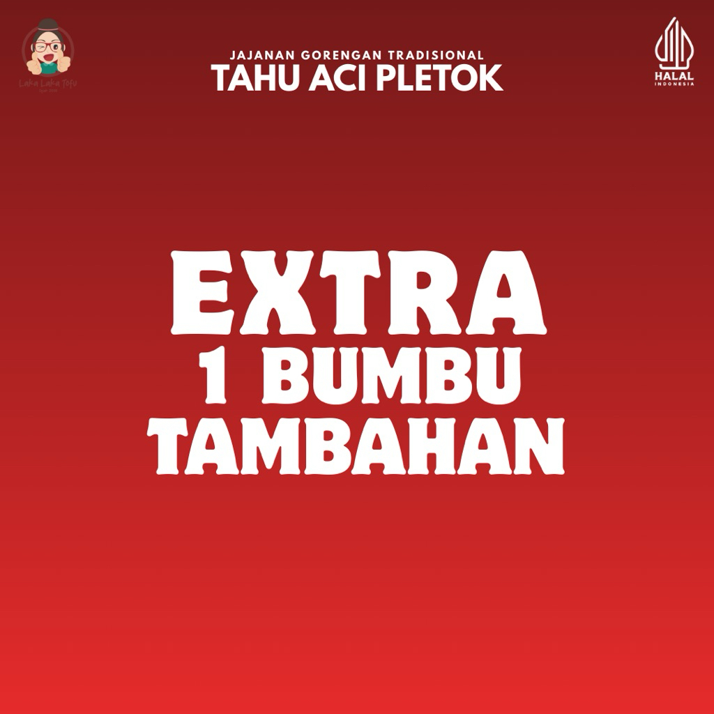 Extra Bumbu Laka Laka Tofu