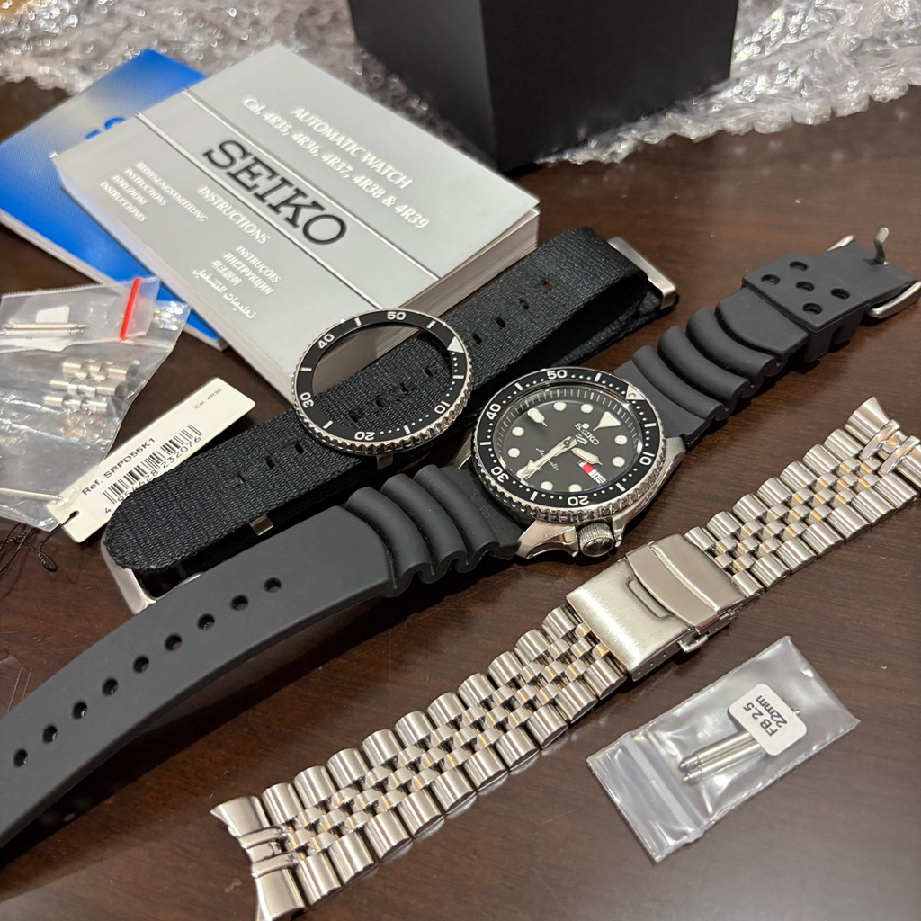 Seiko SRPD55K1 with Jubilee Miltat MT020