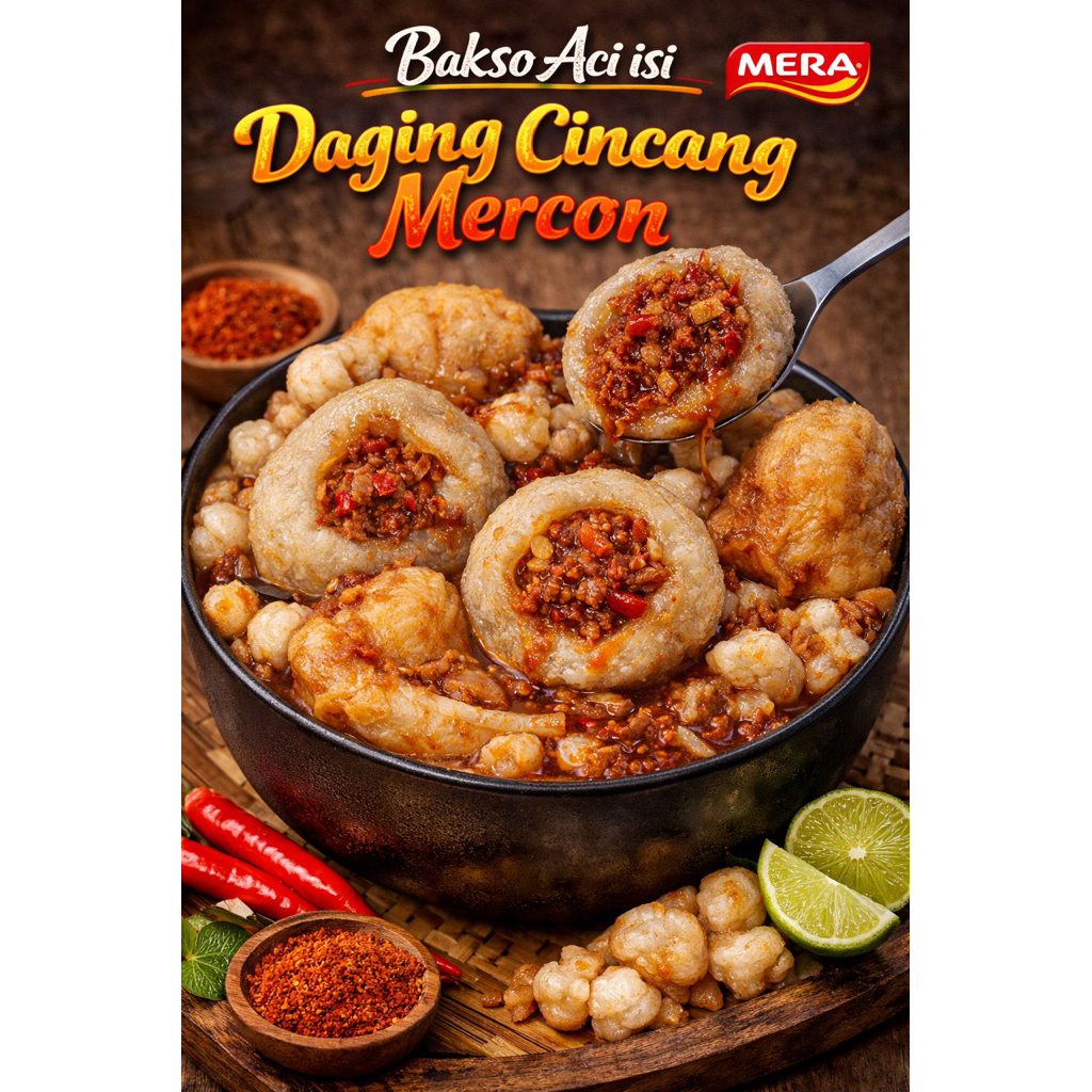 Bakso Aci Isi Daging Cincang / Bakso Aci Isi Daging Cincang Mercon