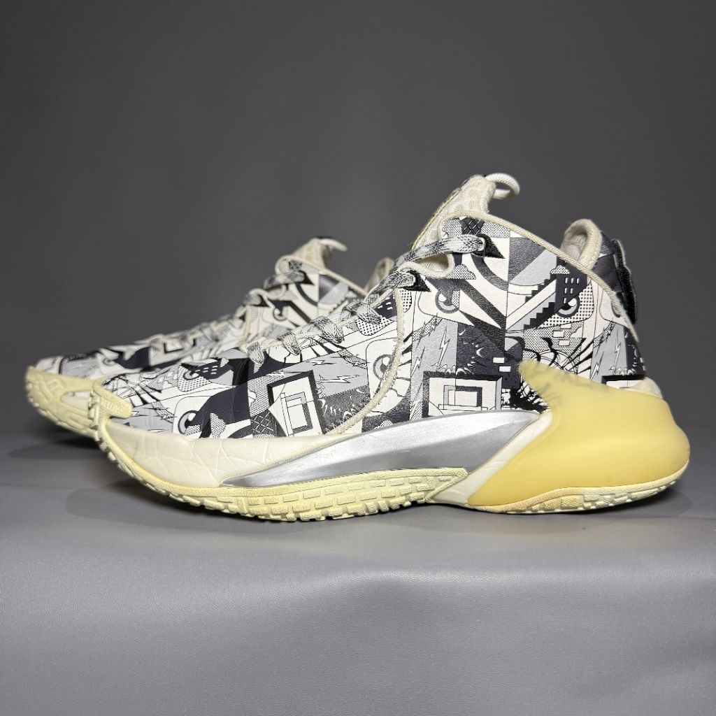 sepatu voli basket second qiaodan size 41