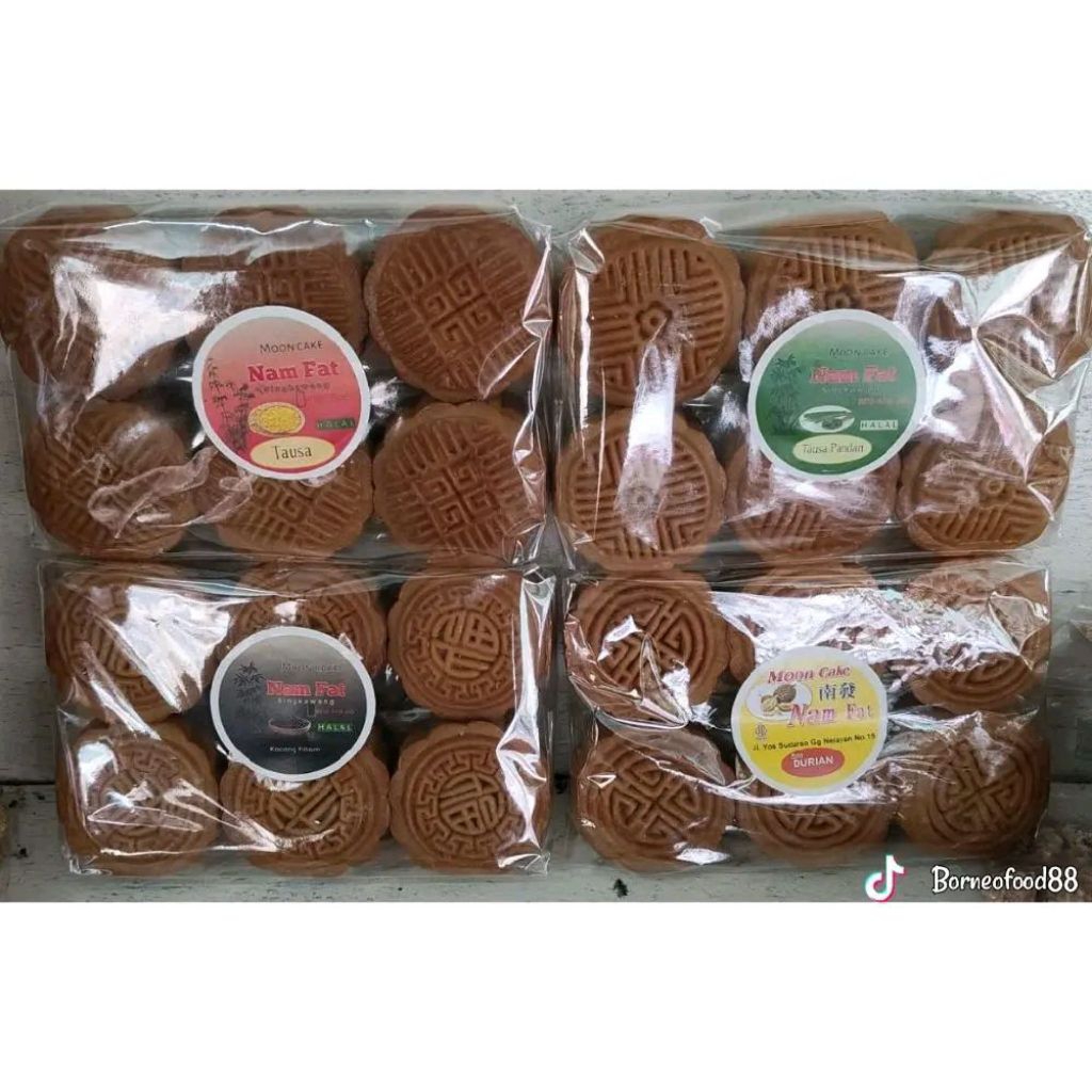 HALAL... Mooncake Nam Fat / Kue Bulan Singkawang / Makaupia Singkawang / Makau pia / Kue Kacang Hija